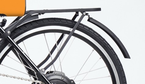 Заднє крило з багажником для велосипеда YunBike C1 Black